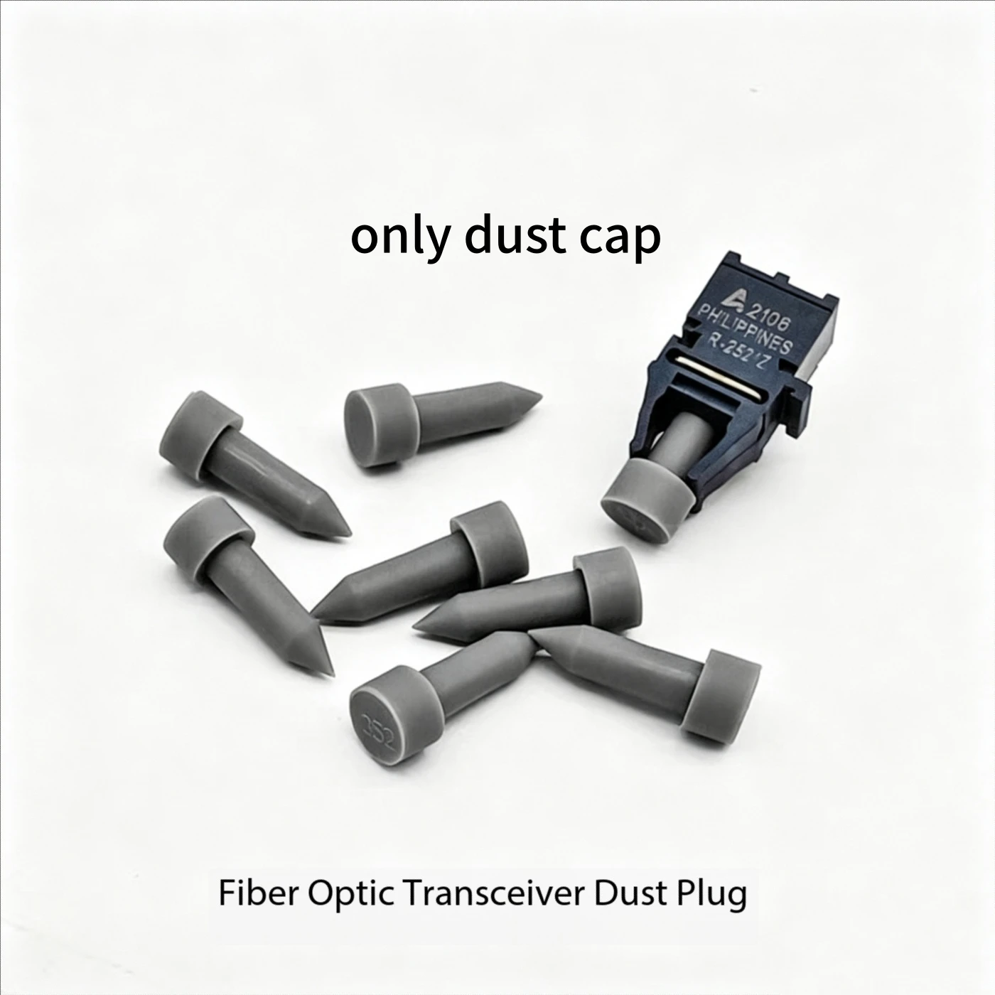 dust plug 50pcs for fiber optic transceiver Avago HFBR-4522Z optical fibre socket dustproof cap