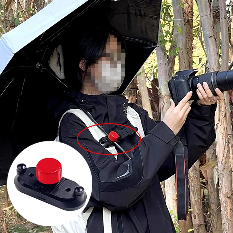 مشبك حقيبة ظهر يدوي للصورة ، حامل مظلة ، مشبك متعدد الوظائف