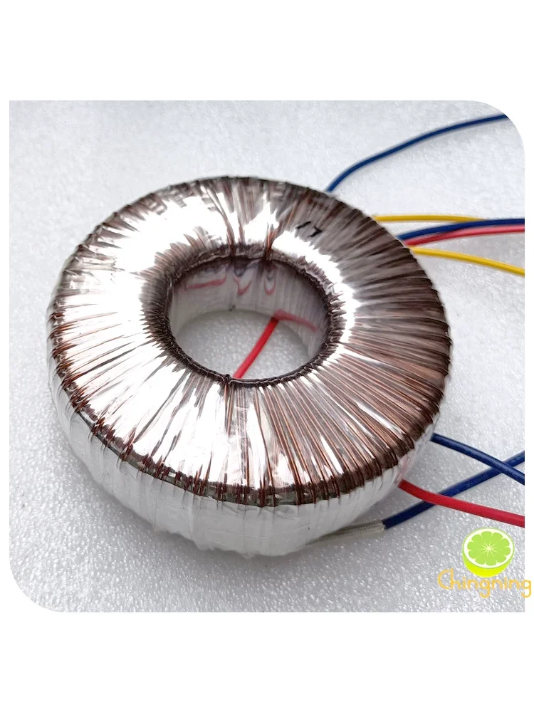 80W two sets of 14V ring transformer copper wire with Japanese iron core ultra-thin 1U double 115V ring cow