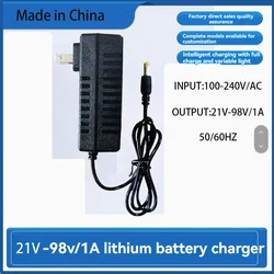 US standard plug charger 21V-98V lithium battery charger, all power tool battery chargers, lithium battery chargers, wire chargi