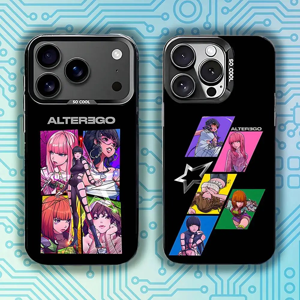

A-Alter Ego L-Lisa-A Phone Case For iPhone 17,16,15,14,13,12,11,Pro,Max,Plus,E,Air,Mini Black Tpu Cover