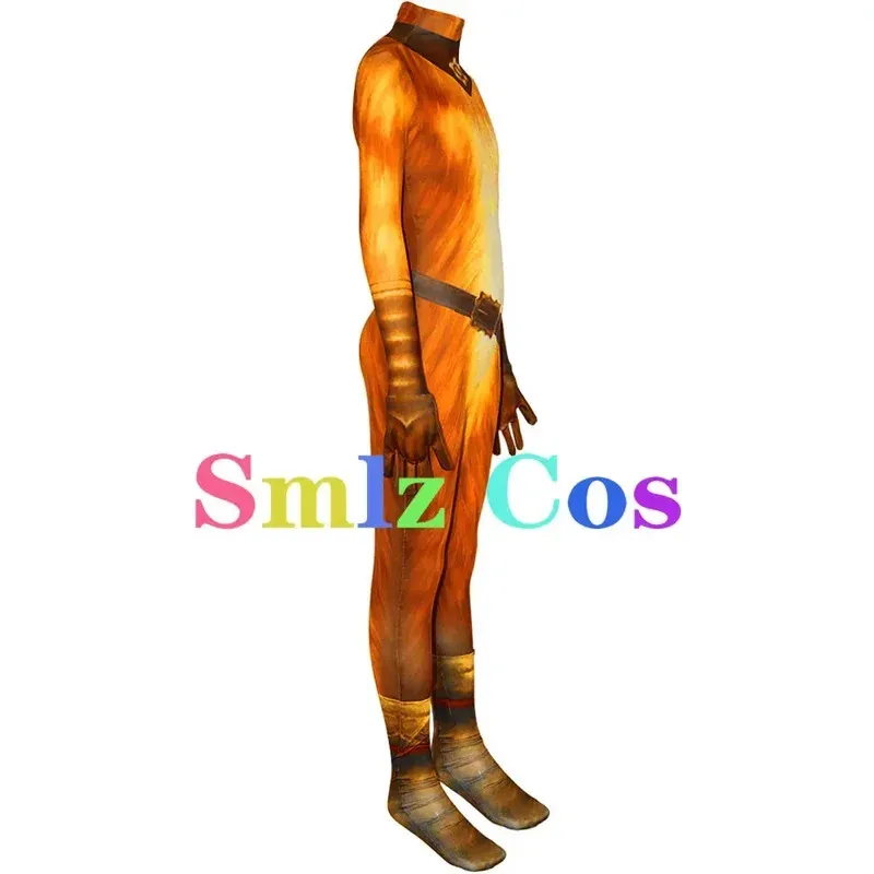 Ward 6 cosplay PXS tight jumpsuit costume adult children bodysuit ruffles hat Halloween party performance boots Zentai setr,7;k'