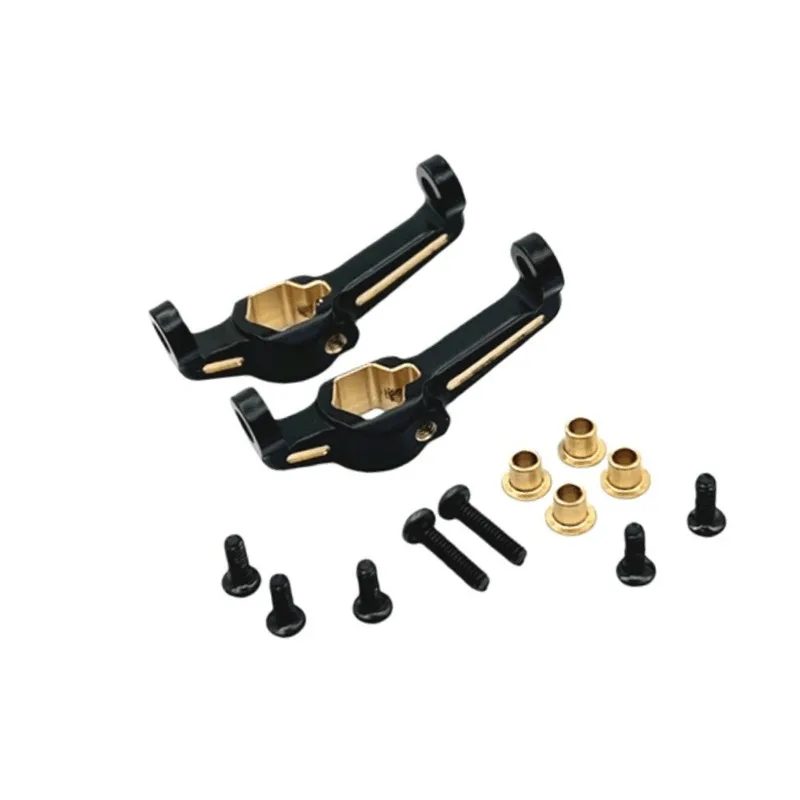 Suitable for MJX 1/18 H18P RC Car Use, Brass Electrophoretic Light Edge C-Shaped Seat Upgrade Accessory