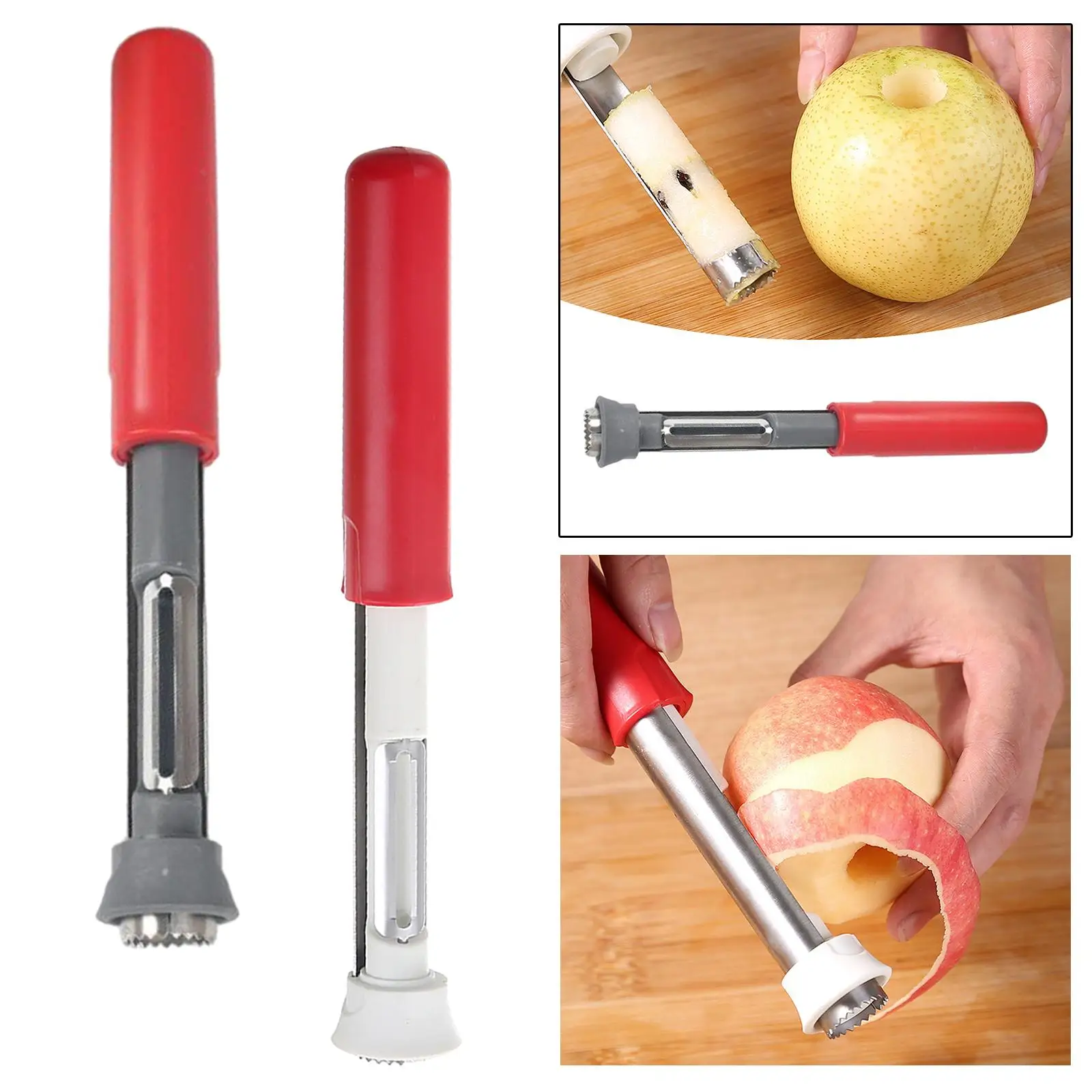 Apple Corer Remover Easy to Use Peel Apple Tool for Apple Vegetable Coconut