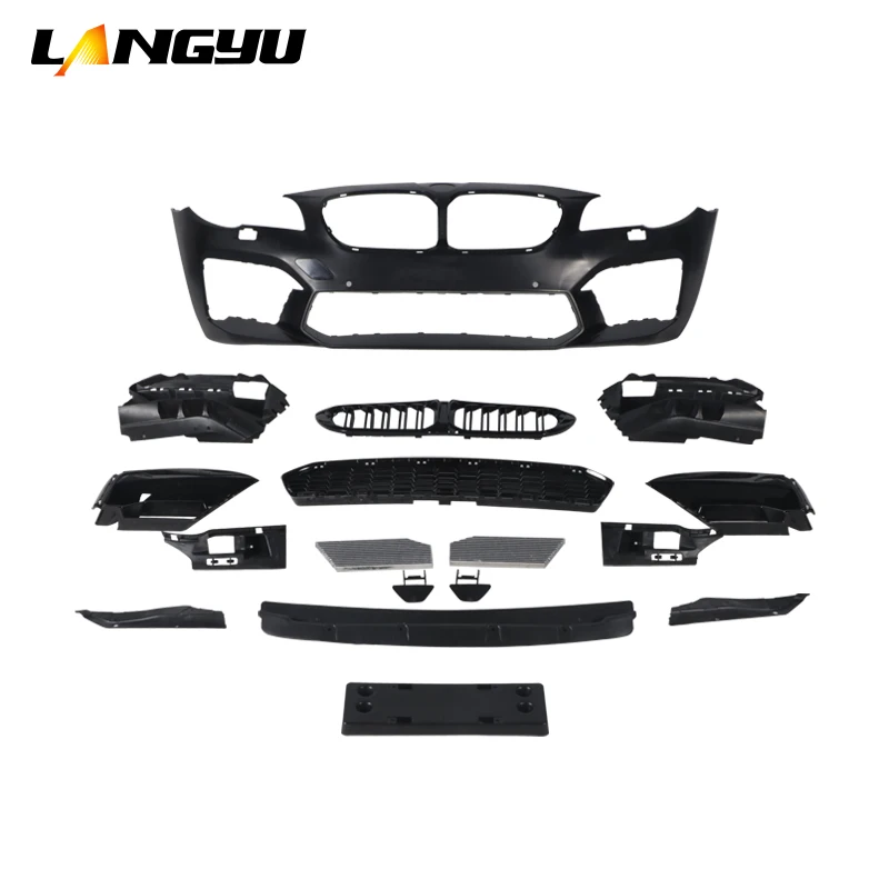 Auto Modification Accessories 5 Series Upgraed M5 Style Front Bumper Assembly PP Plastic Bumper Kits For bmws F10 Body Kit