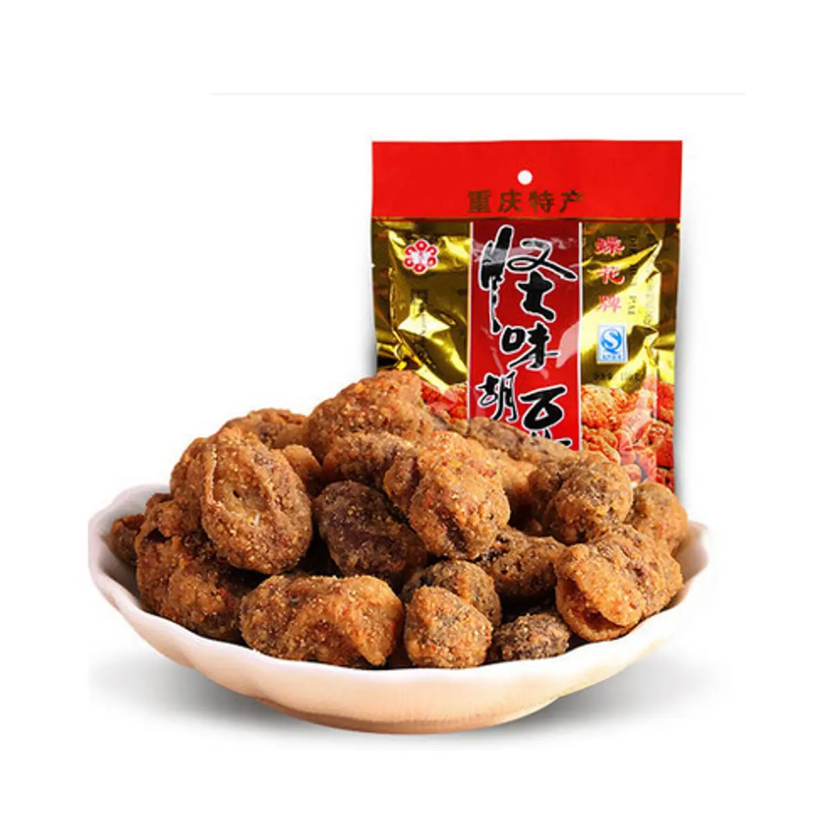 DIEHUAPAI-Feijão Amplo Temperado, Snack Crocante e Sabor, 185g Cada, 12 Pacotes