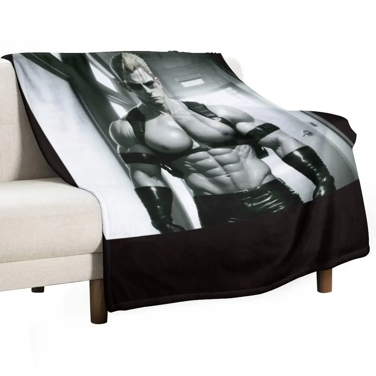 

Albert Wesker Hot Throw Blanket Elegant Warm Throw Blanket for Hotel Home