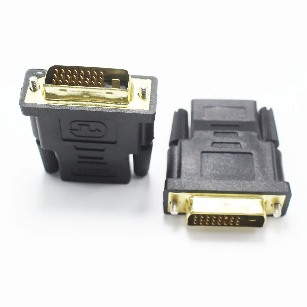 1pcs DVI 24+1 Male To HDMI Female Plug jack Bidirectional Transmission  Adapter Connector For Video Card