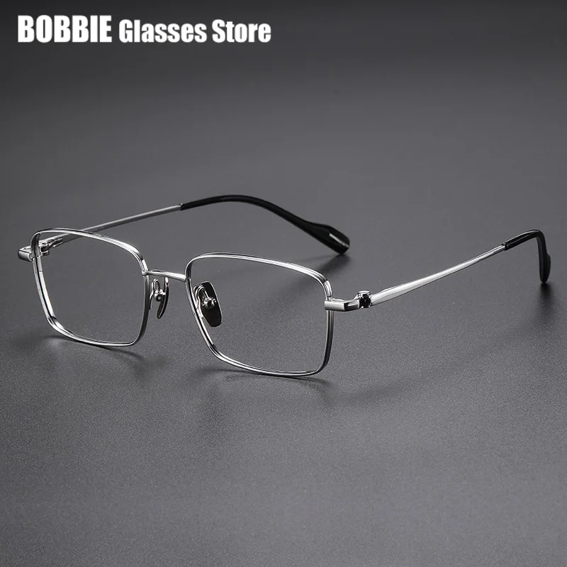 

Titanium TR Square Glasses Frame Men Business Vintage Ultralight Fashion Eyeglasses Optical Lens Myopia Eyewear Woman Spectacles