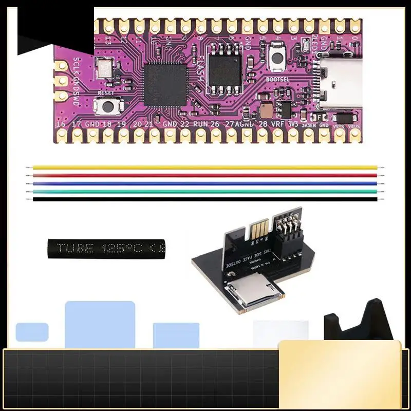 

N33R-For Raspberry Picoboot Board Kit+SD2SP2 PRO RP2040 Dual-Core 264KB SRAM+16MB Flash Memory Development Board