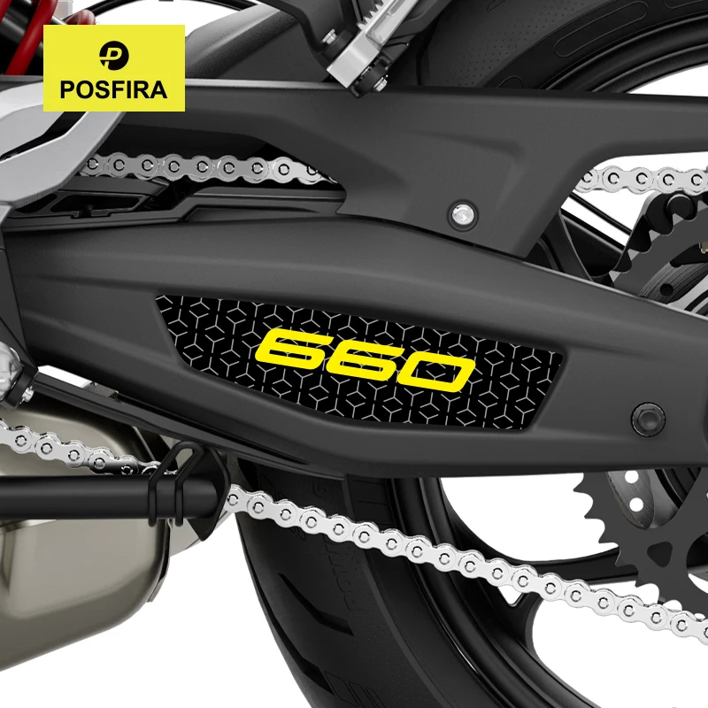 

POSFIRA Motorcycle Swingarm Sticker Vinyl Decals for Triumph Daytona 660 2024 2025 Daytona 660 Swing Arm Stickers Accessories