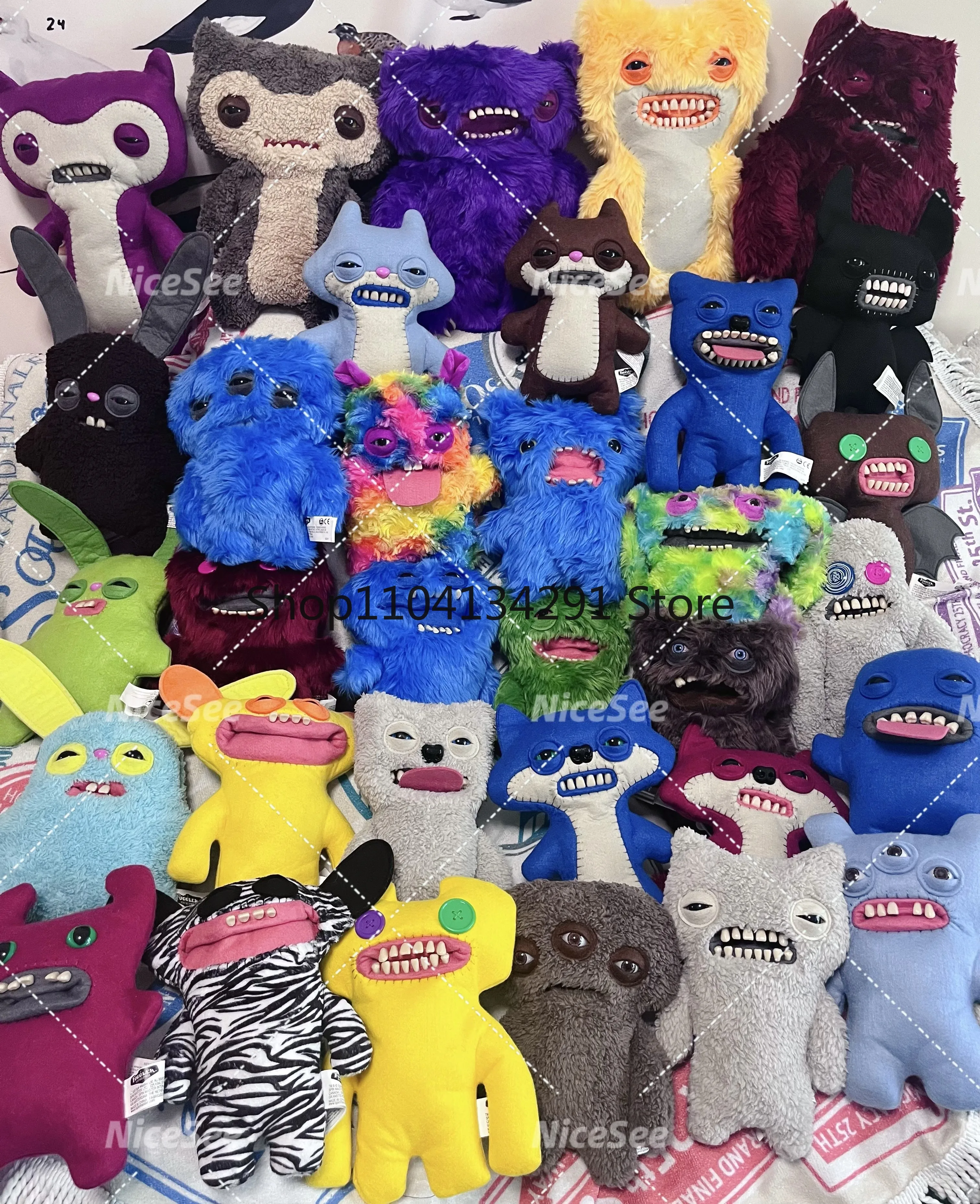 

Оригинальный брелок Fuggler Tooth Monster, зубы, сокровище, плюшевая игрушка, большой зуб, монстр, редкая ограниченная серия, подарок на день рождения