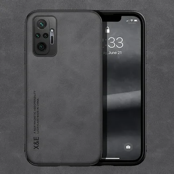 หนังแม่เหล็กสําหรับ Xiaomi Redmi หมายเหตุ 10 9 11 Pro Max 11S 10S 9S 12T 11T Note10 POCO F5 X3 NFC f3 ครอบคลุมสนับสนุนรถ Mount