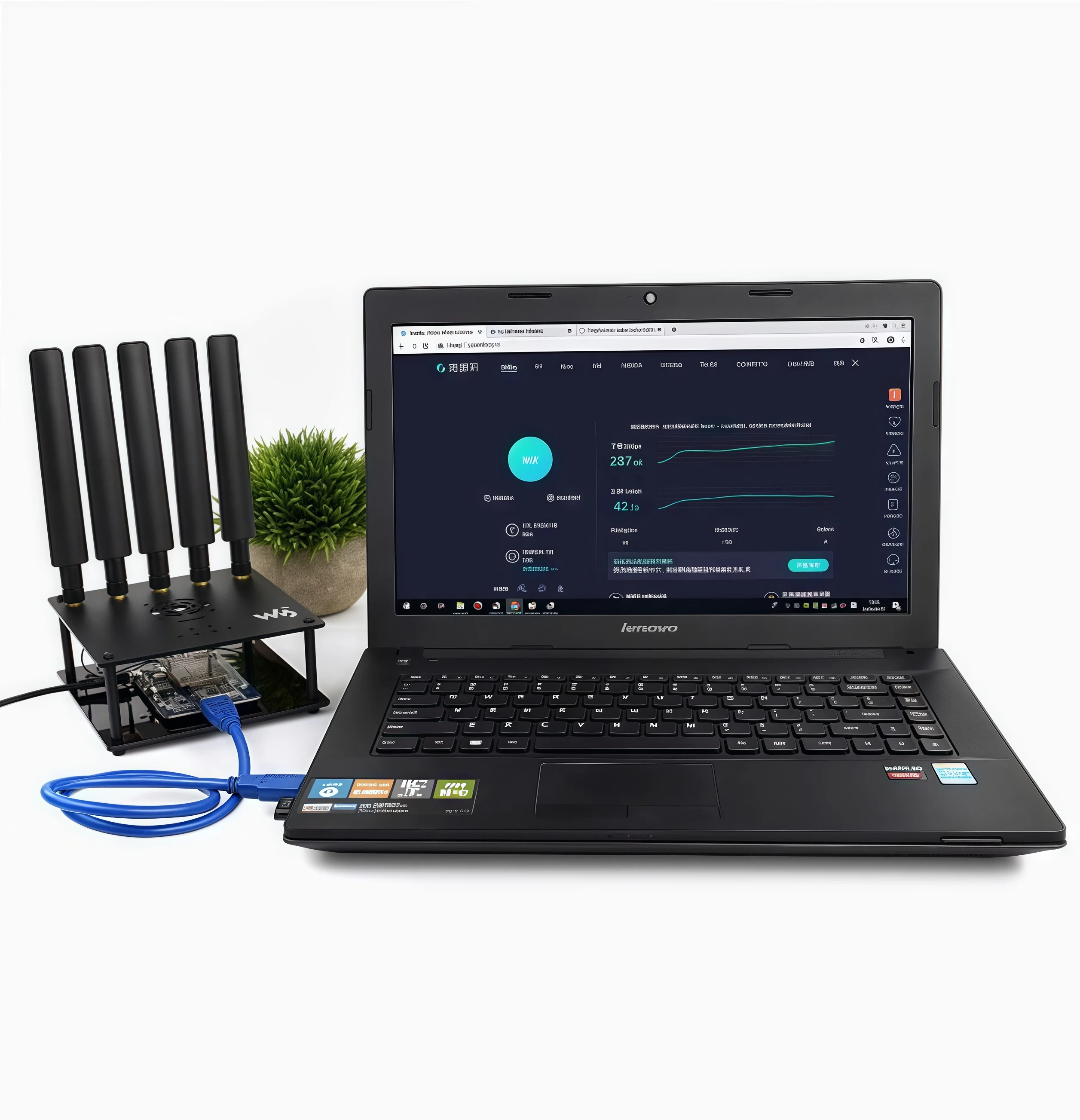 وحدة Waveshare Raspberry Pi 5G/4G/3G SIM8200EA-M2 تدعم الأوضاع المتعددة والمتعددة الموجات