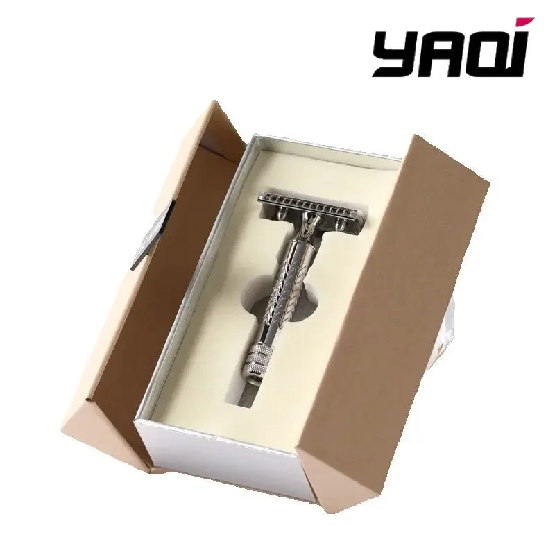 

Yaqi 2026 CASTOR Stainless Steel Safety Razor Yaqi Beard Shaver