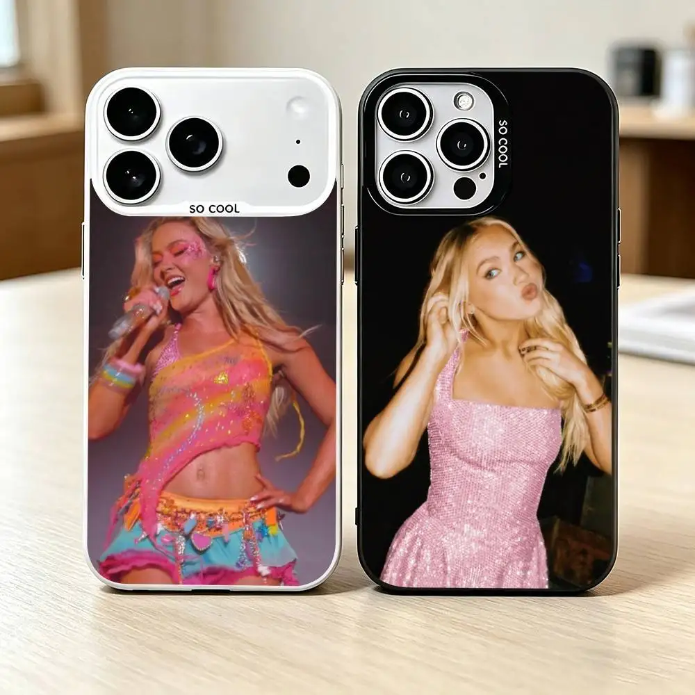 

Singer U-Uncover Z-Zara Larsson Phone Case For iPhone 17,16,15,14,13,12,11 Plus,Pro Max,XS,Colorful Silver Phone case