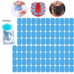 100/50Pcs Replacement ABS Gel Pads EMS Abdominal Muscle Stimulator Hydrogel Gel Patch Fitness Abdomen Massage Trainer Sticker