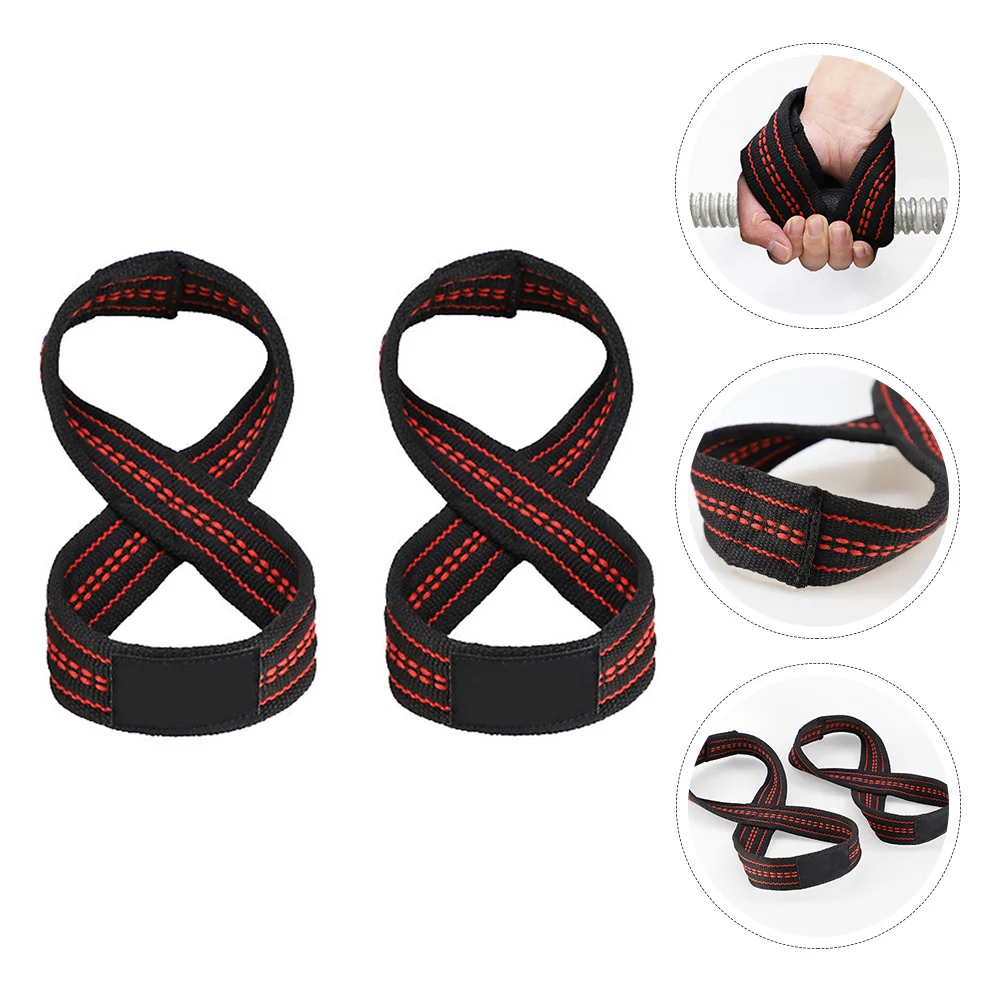 

1Pair Grip Strength Wristbands Elastic Lightweight Wrist Brace for Weightlifting Fitness Sports Wristband Wrist Band for Adult