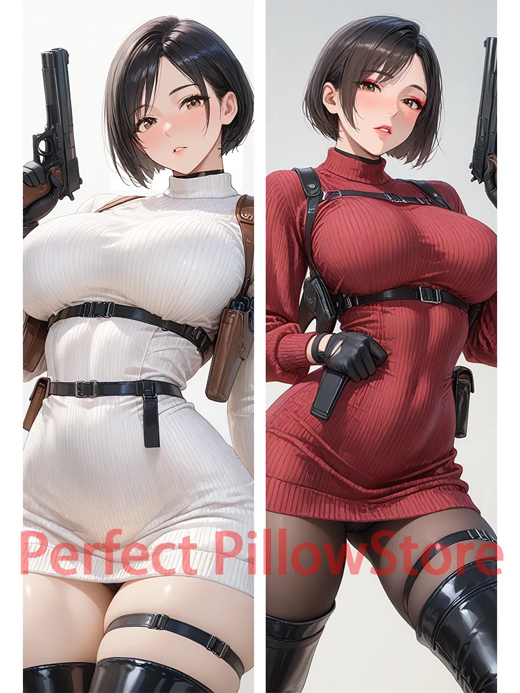 

Дакимакура с аниме-персонажем Эйда Вонг, двусторонний принт, чехол для подушки в полный рост, индивидуальный дизайн, наволочка для взрослых, AI-девушка