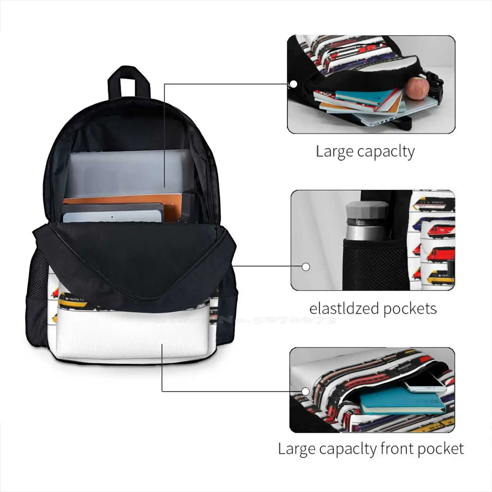 Intercity 125 Hst Locomotives Hot Sale Backpack Fashion Bags Trainset Locomotives Intercity 125 Class 43 Hst Gwr Fgw Lner