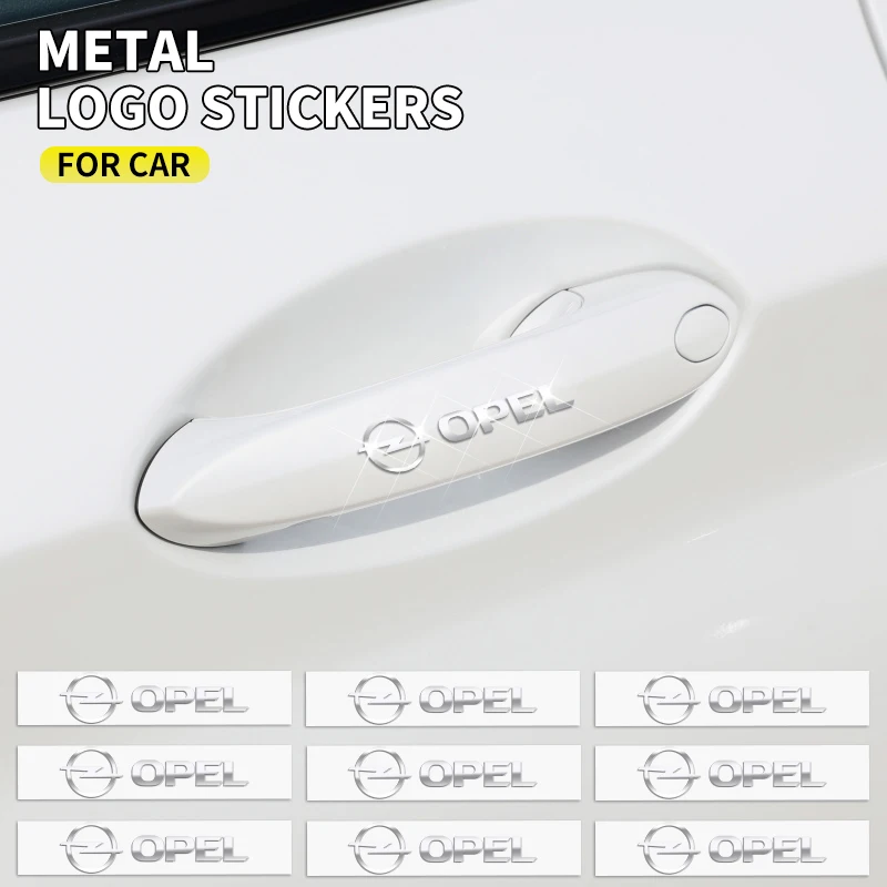 2/5/10pcs 3D Metal Car Decorative Sticker Badge Decal Interior Accessories For opel insignia astra j h g corsa d zafira b