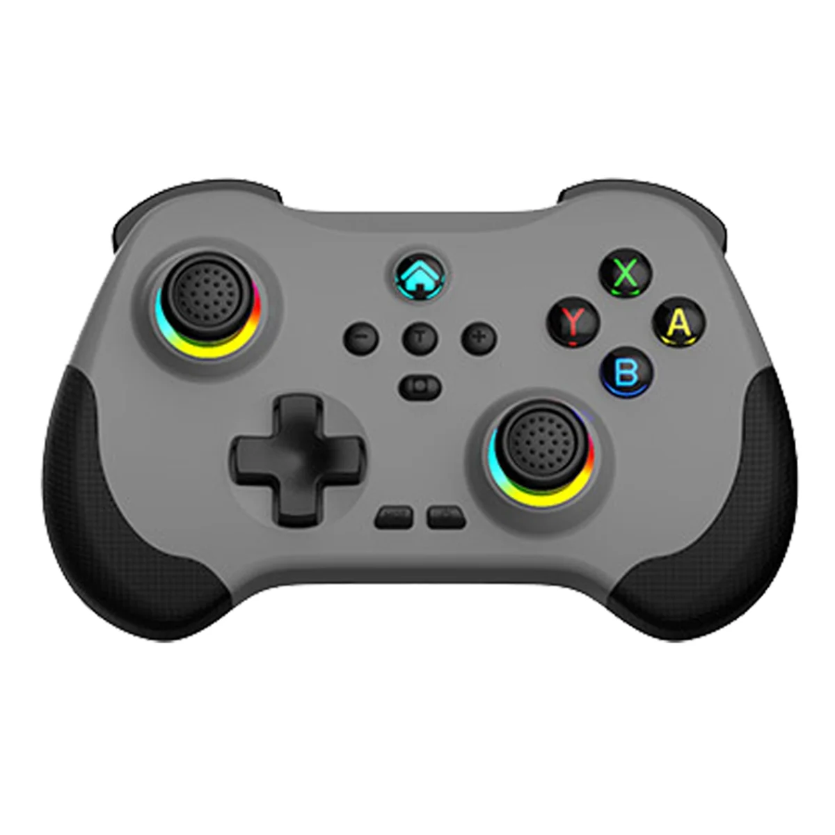 

T06C-Wireless Game Controller Bluetooth 6-Axis Motion Sensor Turbo Programmable Joystick for Switch Steam PS3 PS4 PC Gray