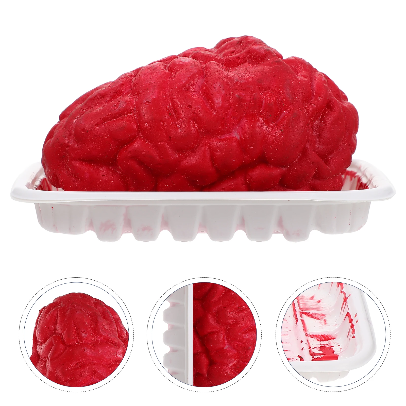 Rekwizyty na Halloween, trwałe rekwizyty na ciało, zabawki horror, sztuczny mózg, serce, dekoracje, straszne akcesoria na imprezę, plastikowy model anatomiczny, nowe