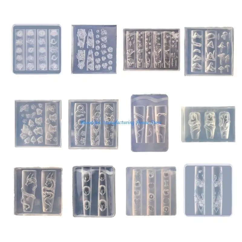 

E56A Versatile Art Sturdy Silicone Mold for 3D Art and Decorative Projects