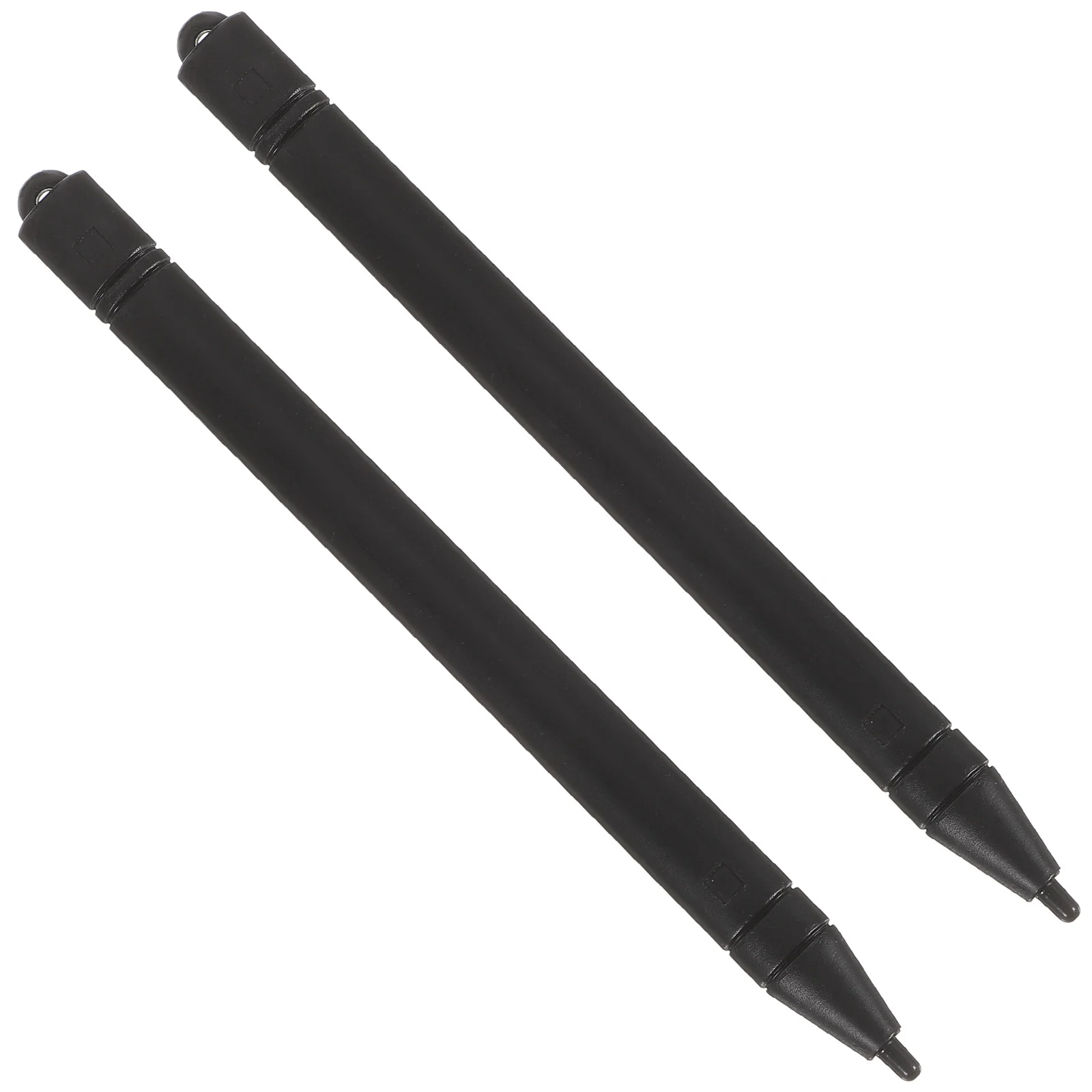 2 pçs digital desenho tablet lcd comprimidos caneta stylus para placa de escrita pintura preto universal