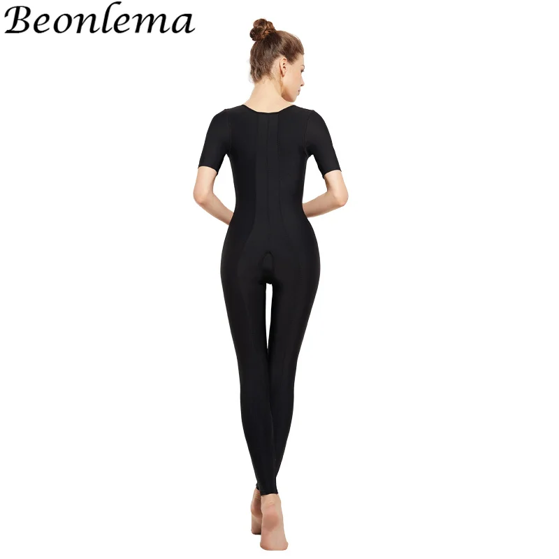 Women\'s Fajas Colombianas Medical Grade Bodysuit Postpartum Full Body Shaper Snap Closure Shapewear Post Liposuction Corset