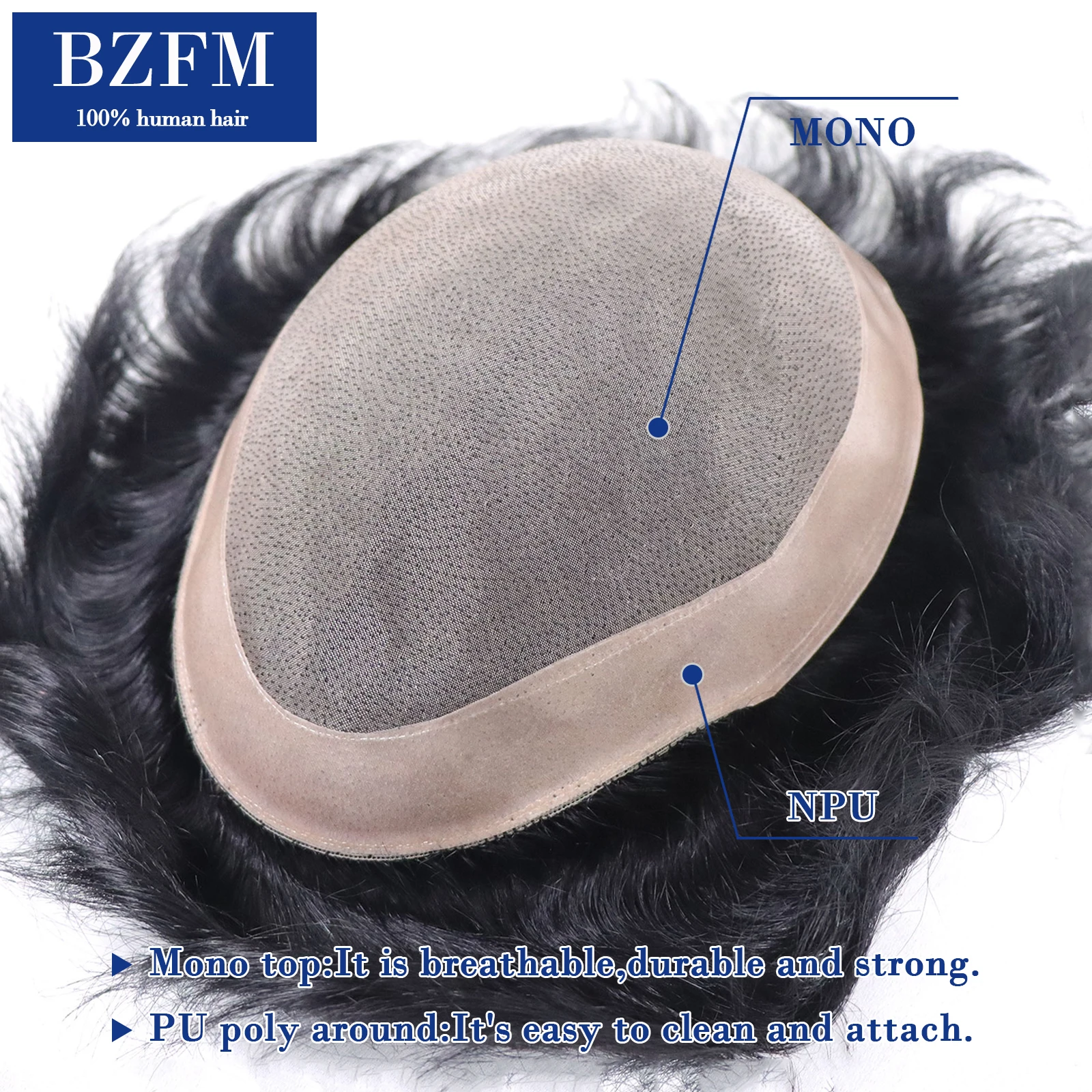 Fine Mono Men Toupee Straight Human Hair Toupee for Men Replacement System Hair Prosthesis Natural Black Hair Units Hair Pieces