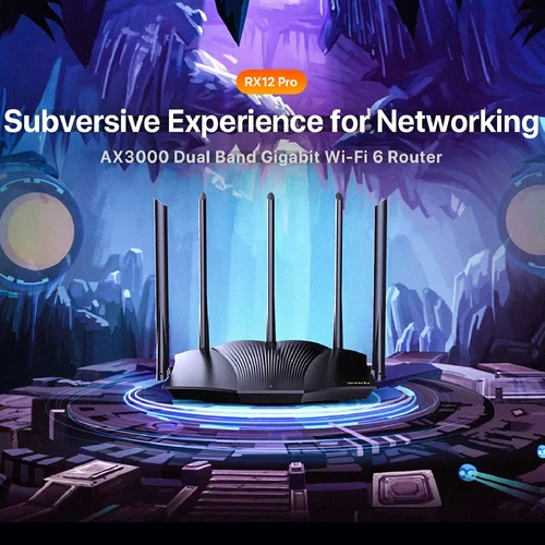 Imagen 2 del producto Tenda-amplificador de señal inalámbrico AX1500/AX3000, enrutador Gigabit Wifi de 6 mallas, 2,4G, 5GHz, banda Dual, RX12 PRO, WIFI6