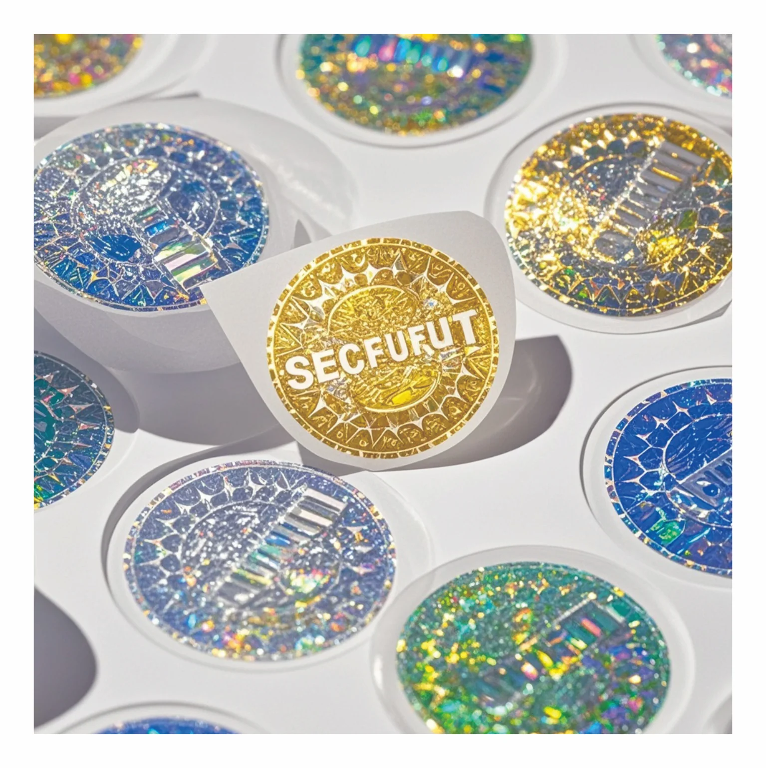 

Brand New High Quality Custom Holographic Sticker In Sheet Anti-Counterfeiting Sticker With High Quality