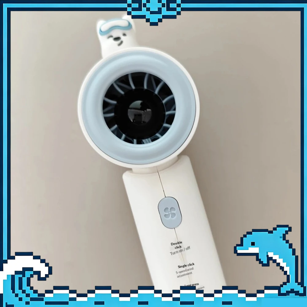 Babycare BC5M36030001 Handheld Small Fan 100 Th Gear At Will Debugging Handheld Fan Built In Protection Chip Light Weight Gifts