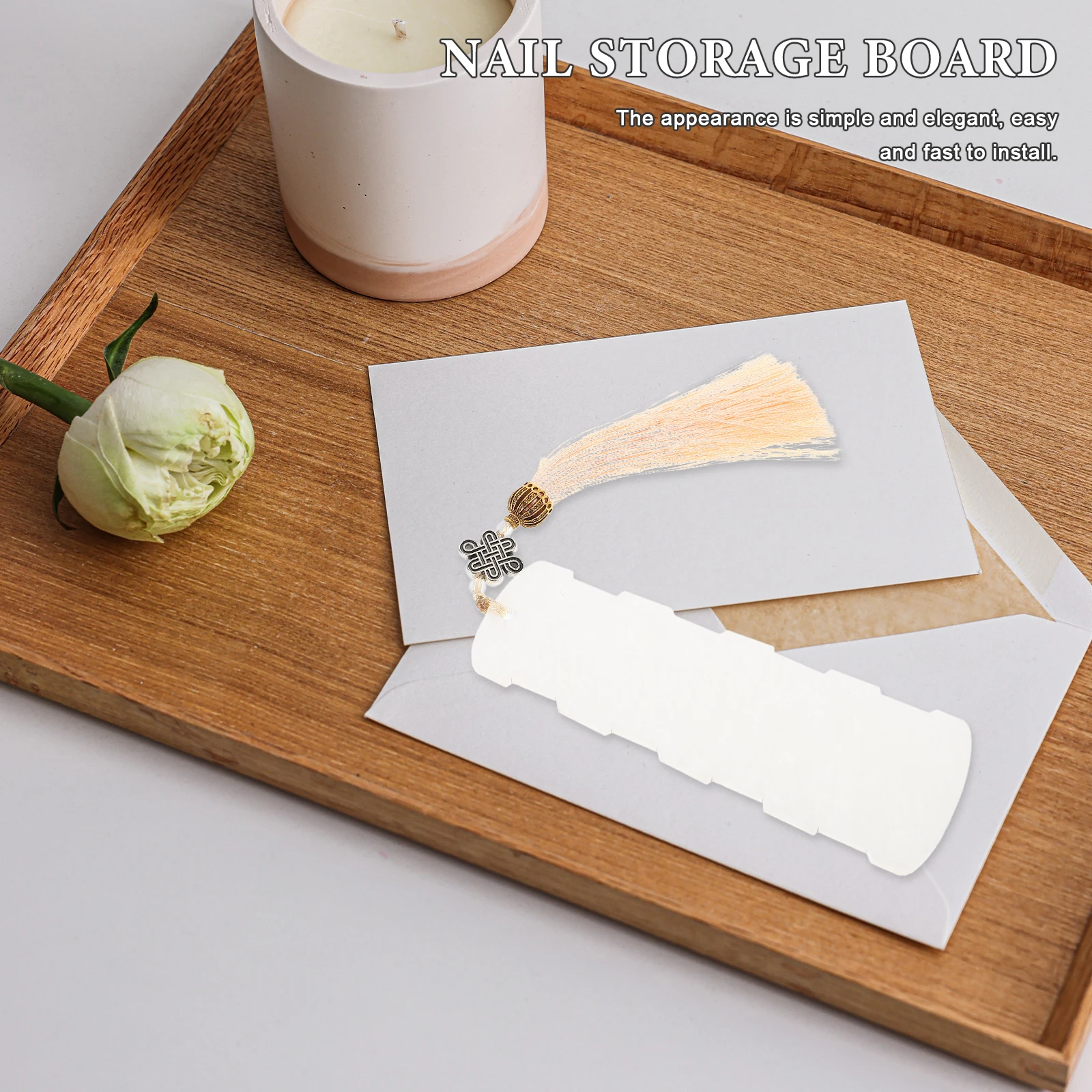 

Nail Storage Board Bookmarks Diy Craft Adhesive Finger Tape Page Markers Century Old