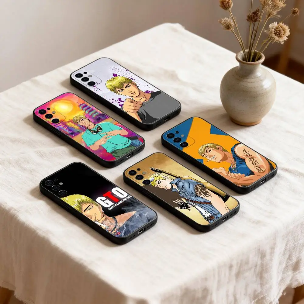

Great T-Teacher Anime Onizukas phone Case For Samsung S26,25,24,21,22,23,30,20,Ultra,Plus,Fe,Lite Black Soft Cover