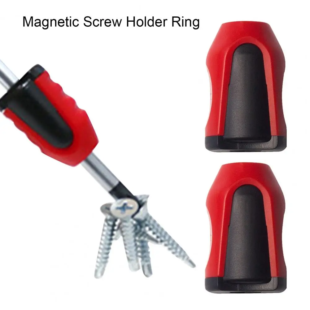 1/3Pcs Magnetic Screw Ring Holder Screwdriver Head Magnetic Ring Screwdriver Driver Bits Magnetizer Household Tool