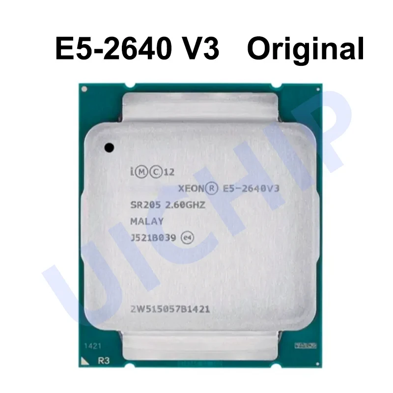 Xeon E5-2640 V3 CPU E5-2640V3 SR205 2.60GHz 8-Cores 20M LGA2011-3 CPU X99 DDR4  Processore