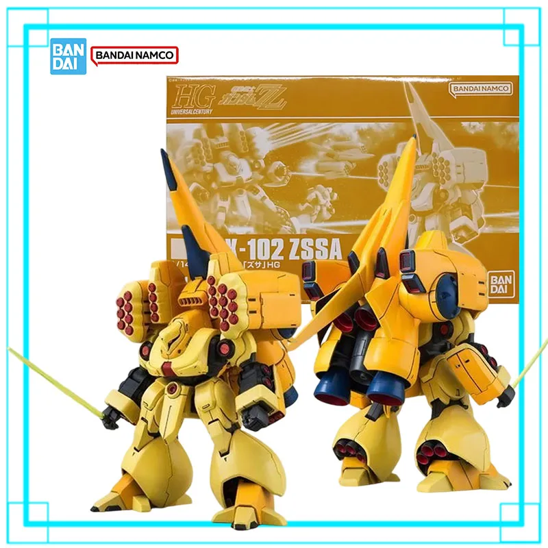Bandai Genuine Gundam Model Kit PB Limited HGUC 1/144 AMX-102 ZSSA Anime Action Figure Assembly Collectibles Toys Boy Gifts