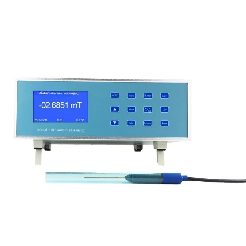 

HM-6100 Gaussian Tesla meter, surface magnetic force tester