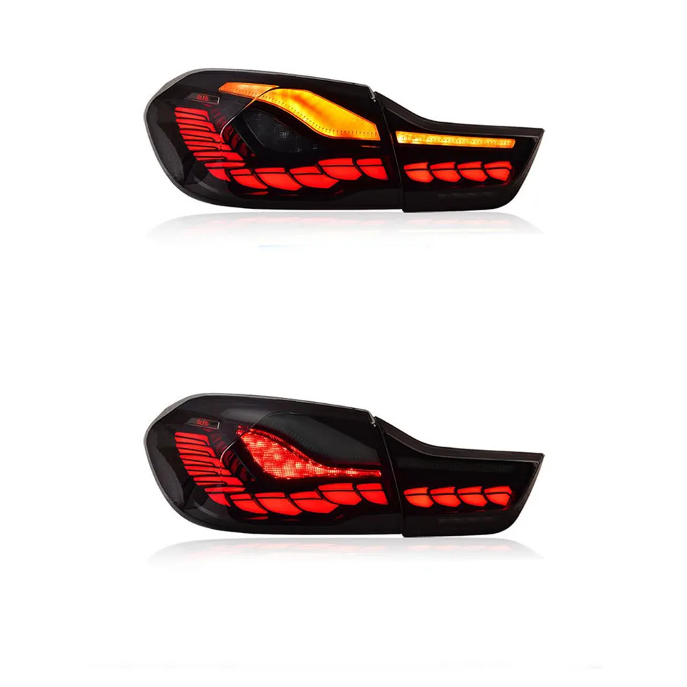 For BMW 4 Series F32 Tail Light Assembly F82 F36 Modified Dragon Scale Model LED Running Water Turning Tail Light Assembly