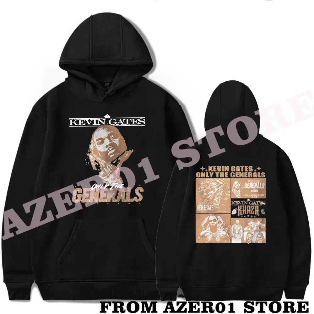 

Kevin Gates Generals Tour Merch Hoodies Winter Men/Women Hooded Sweet Streetwear LongSleeve New Logo Sweatshirt