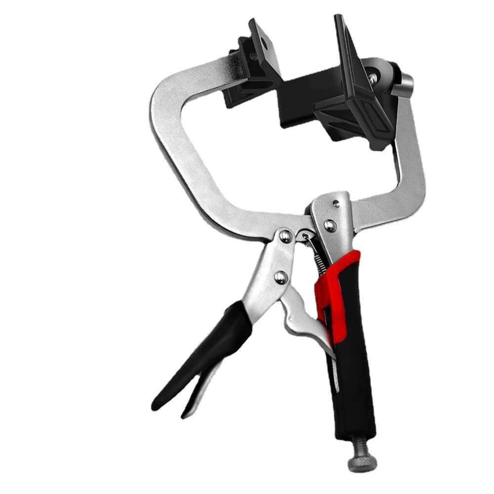 Carpintaria 90 Graus Ângulo Direito Braçadeira Quadro de Imagem Braçadeira Canto Clipe Fixo Punch Mounter Braçadeira Ferramentas Manuais 1pc