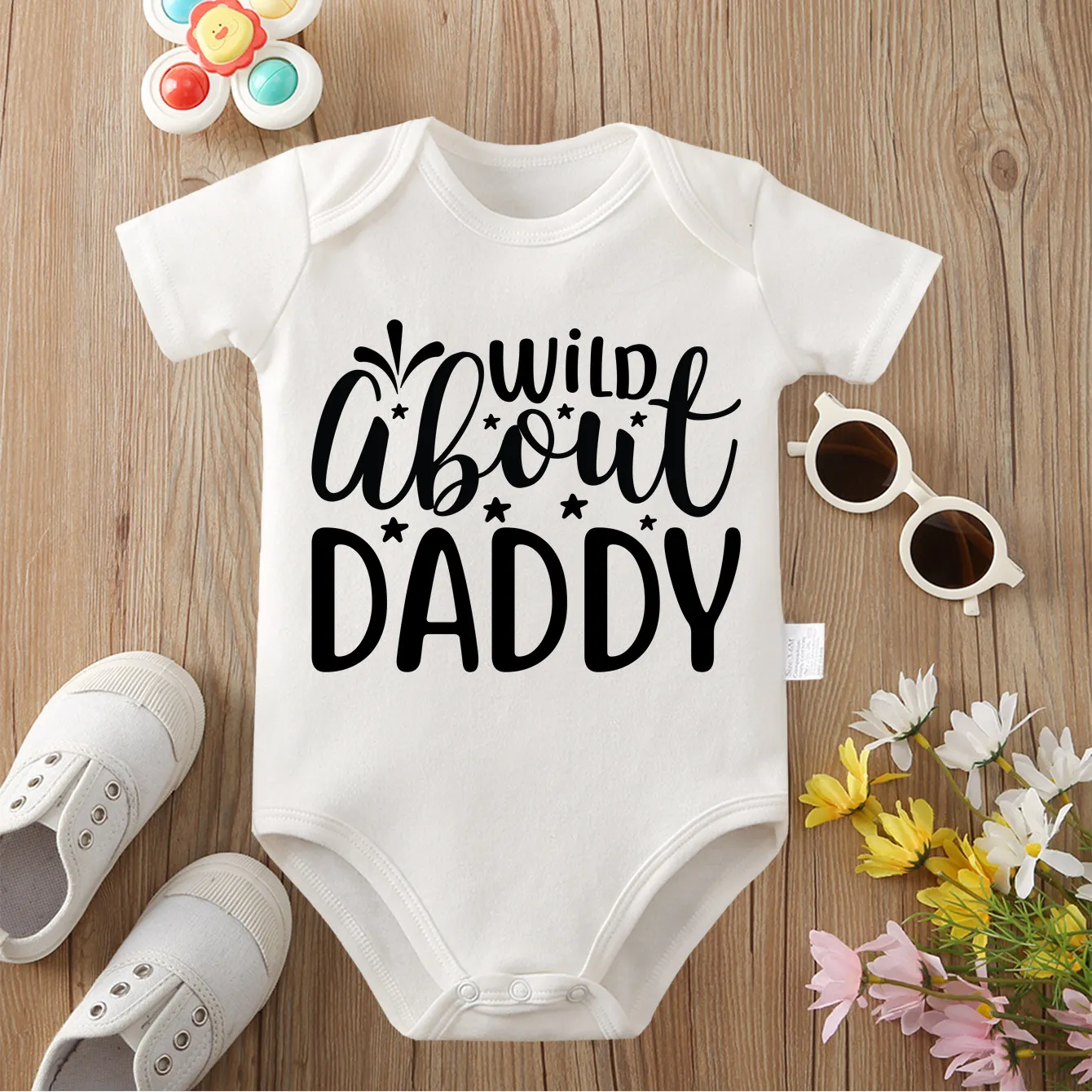 

New Cute Little Guy Exquisite Print Pure Cotton Cloths Comfortable Onesie Bodysuit for Baby Jumpsuit for 0 To 12 Months Newborn