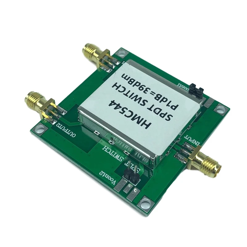 SPDT-Schaltmodul, HMC544A HF-Schaltmodul für Mikrowelle und fester Radioschalter, hoher Eingang + 39 dBm, 3–5 V Steuerung