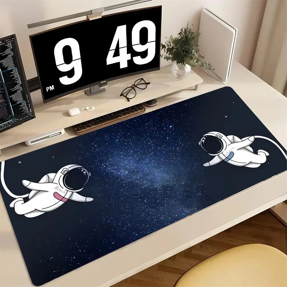 

illustration Anime Astronaut Mouse Pad Mousepad Large Gaming Mouse Pad LockEdge Thickened Computer Keyboard Table Desk Mat