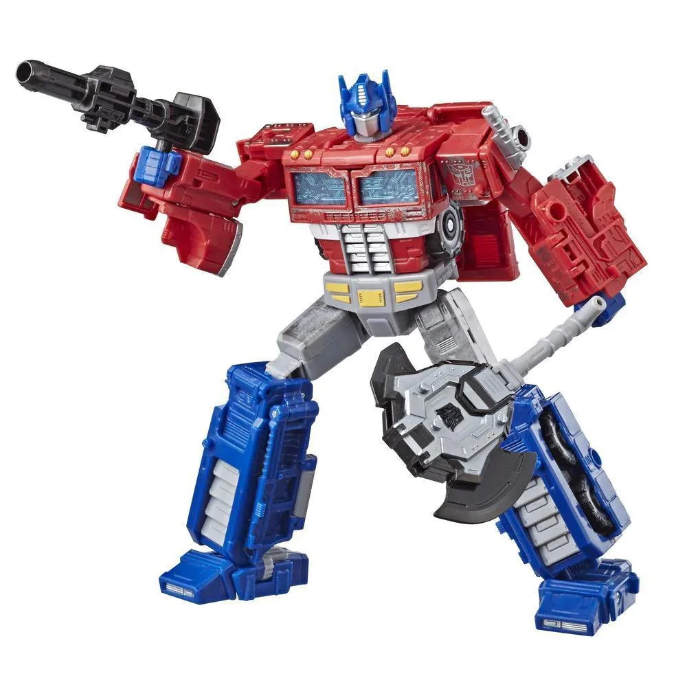 [En Stock] Hasbro transformateurs guerre pour Cybertron: siège Optimus Prime & Megatron 18 cm Voyager classe figurine modèle jouets