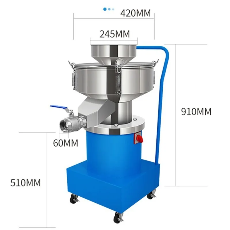 Máquina vibratoria automática de alta eficiencia para drenaje de agua, leche de soja, miel, arroz, leche, salsa, cerveza, Perfume, jugo