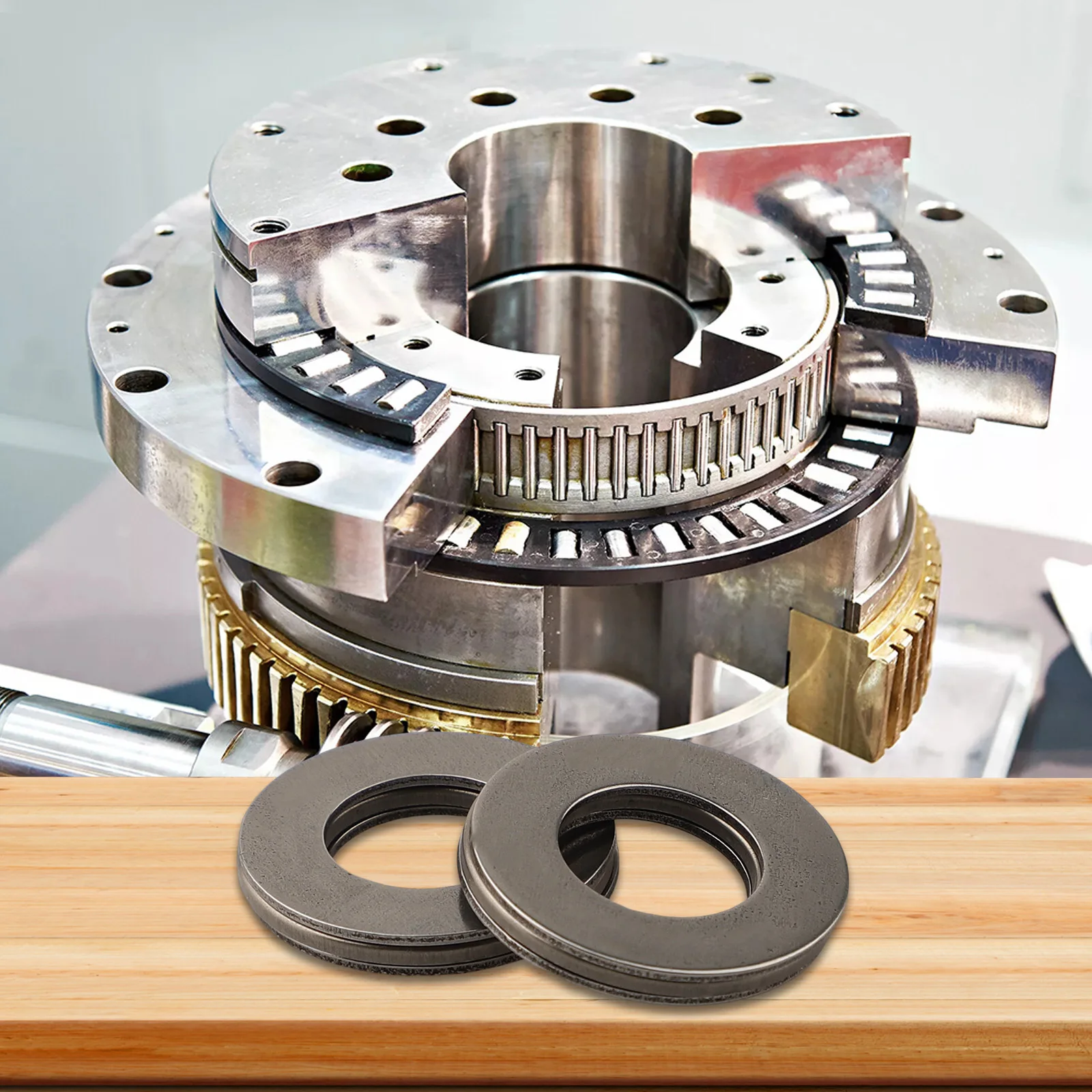 Compact Design AXK1528 Bearings Bearing With Washers Hardened Polished Washers Hardened Spring Steel High Stiffness