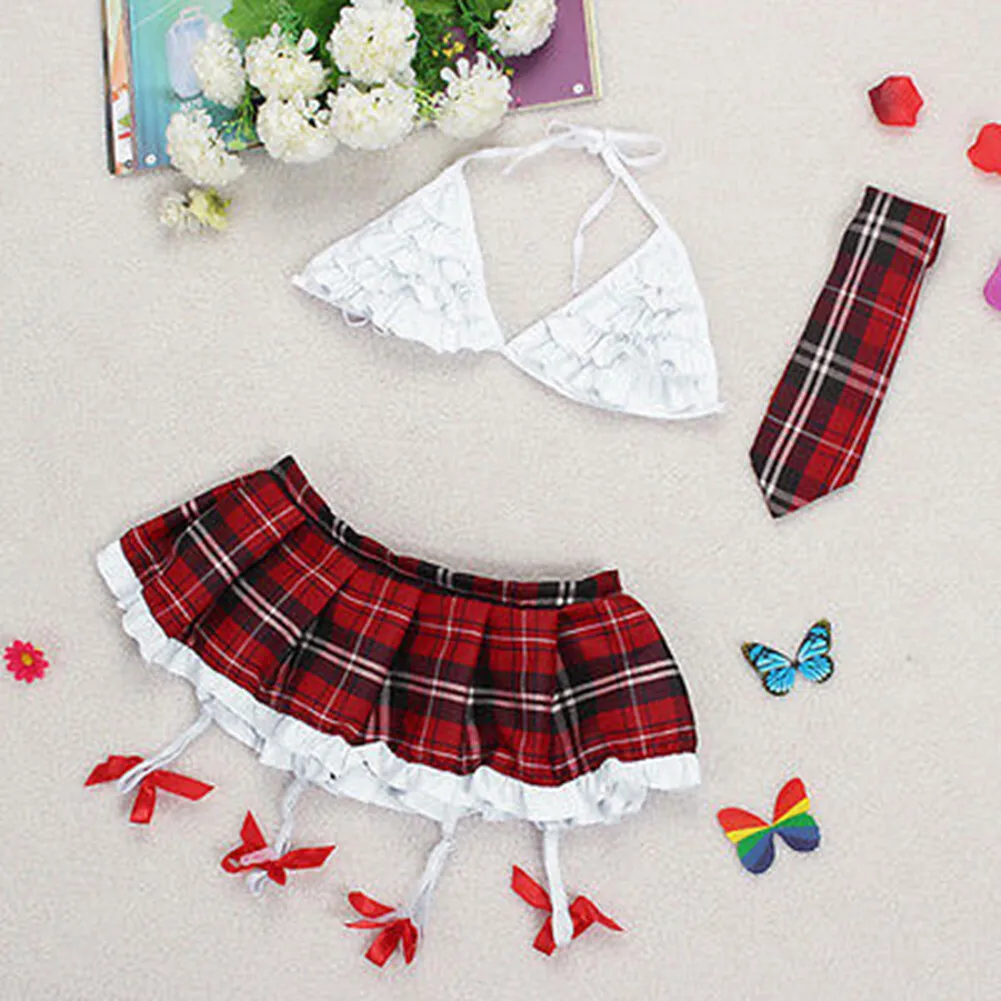 Naughty Women Lingerie Set Two Piece Costume